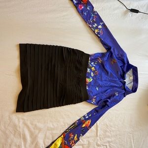 Black sexy skirt office club dancing